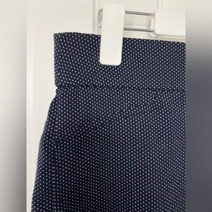 Anne Klein Polka Dot Shorts - Navy & White